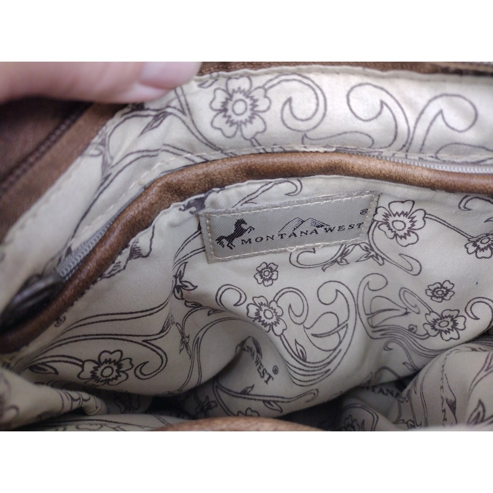 Montana West Turquoise Accent Embroidered Purse Handbag Western Vintage Look - Picture 16 of 16